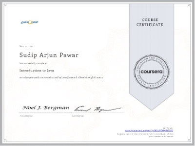Core Java Programming Certification